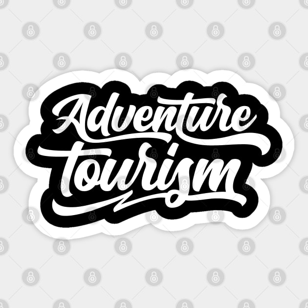 Adventurer Tourist Adventure Outdoor Tourism Sticker by dr3shirts